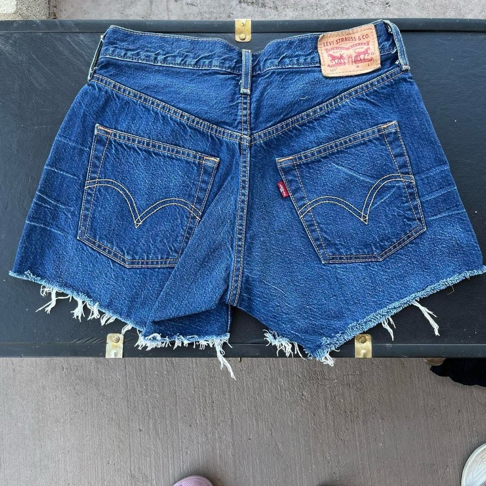 Levi's Women's Blue Denim Shorts